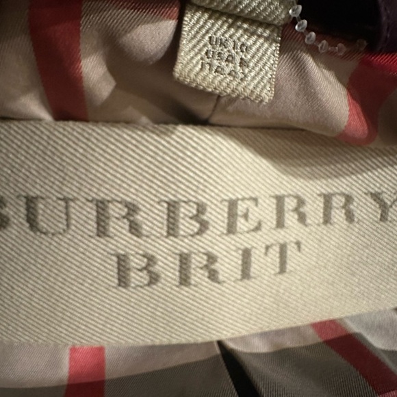 Burberry Red Utility Jacket with Stand-Up Collar and Relaxed Fit women’s size 8 - Picture 4 of 14